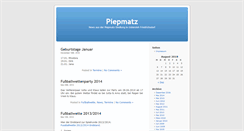Desktop Screenshot of piepmatz.net