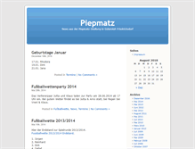 Tablet Screenshot of piepmatz.net